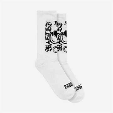 Wasted Paris Socks lethal white